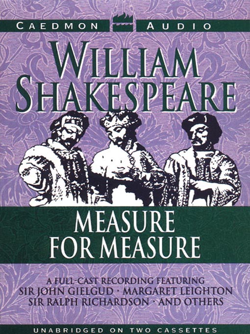 Title details for Measure for Measure by William Shakespeare - Available